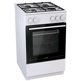 

Плита Mora P161AW, газовая, 4 конфорки, 70 л, газ-контроль, белая