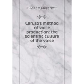 

Книга Caruso's method of voice production: the scientific culture of the voice