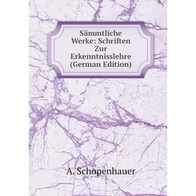 

Книга Sämmtliche Werke: Schriften Zur Erkenntnisslehre (German Edition)