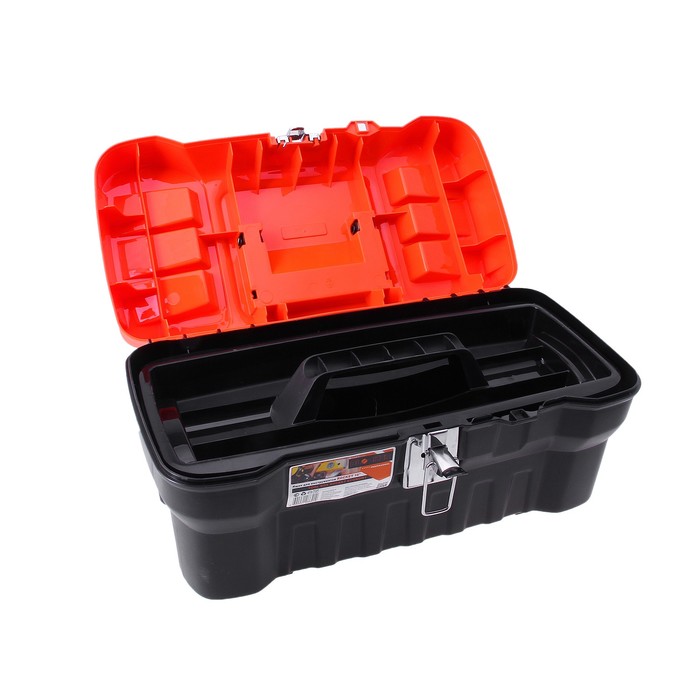 Ящик для инструментов Rocket 16 Economy, черно-оранжевый