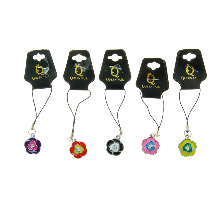 Подвеска для телефона "Цветочек", цвета МИКС