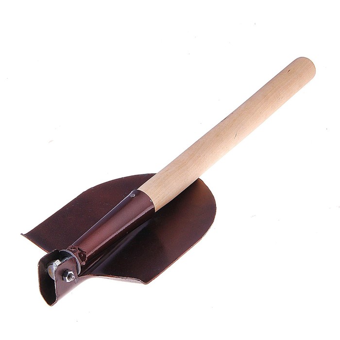 Лопата комбинированная сапёрная, складная, деревянный черенок