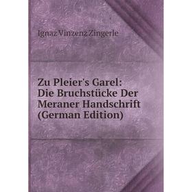 

Книга Zu Pleier's Garel: Die Bruchstücke Der Meraner Handschrift (German Edition)