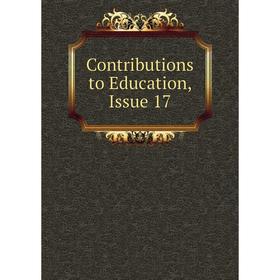 

Книга Contributions to Education, Issue 17