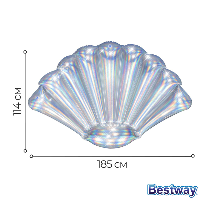 фото Плот для плавания «ракушка», 185 x 114 см, 43414 bestway