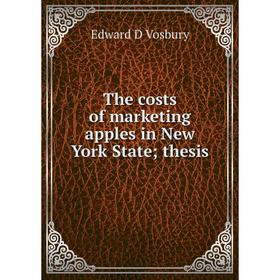 

Книга The costs of marketing apples in New York State; thesis