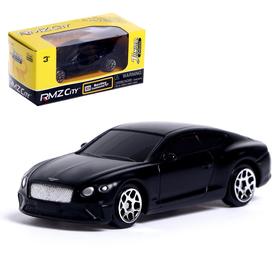 

Машина металлическая Bentley Continental GT, масштаб 1:64, цвет чёрный матовый