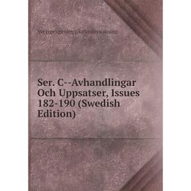 

Книга Ser. C-Avhandlingar Och Uppsatser, Issues 182-190 (Swedish Edition)