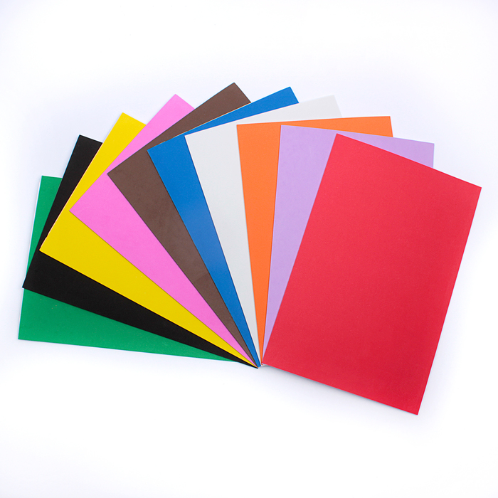 Набор "Пенка самоклеящаяся", формат А4, 10 листов, 10 цветов, толщина 2 мм