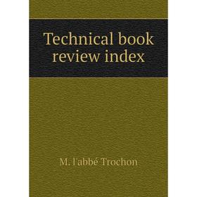

Книга Technical book review index