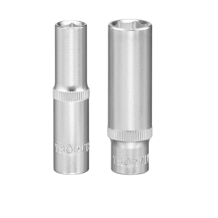 

Головка торцевая Thorvik 52107, глубокая, 6-ти гранная, 1/2", М10