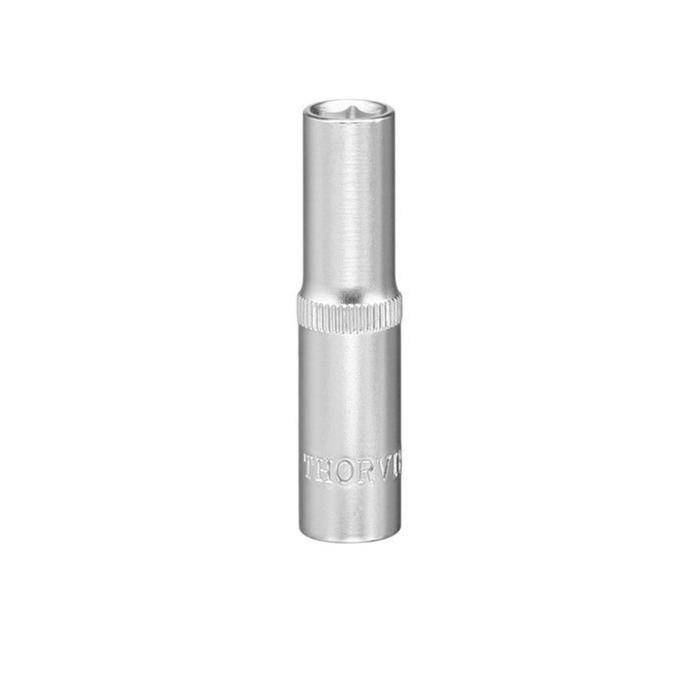 

Головка торцевая Thorvik 52076, глубокая, 6-ти гранная, 1/4", М8
