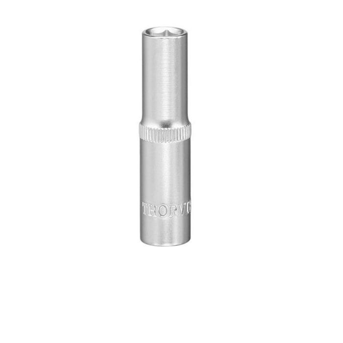 

Головка торцевая Thorvik 52078, глубокая, 6-ти гранная, 1/4", М10