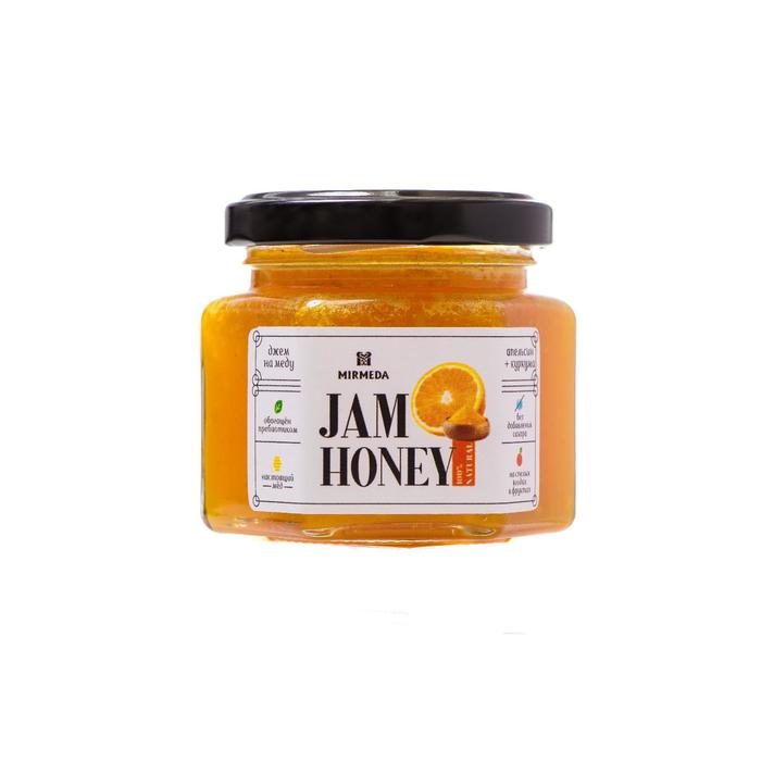 Джем на меду Апельсин + куркума 150 г