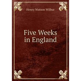 

Книга Five Weeks in England