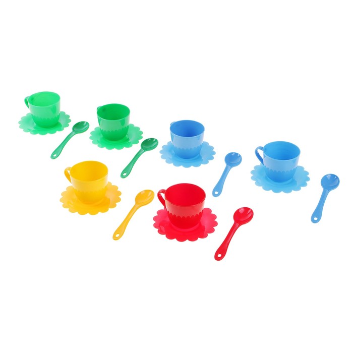 Набор посуды "Ромашка", на 6 персон