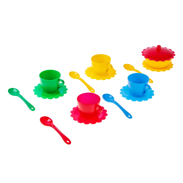 Набор посуды "Ромашка" на 4 персоны с сахарницей