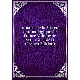 

Книга Annales de la Société entomologique de France Volume 4e sér.: t.7e (1867) (French Edition)