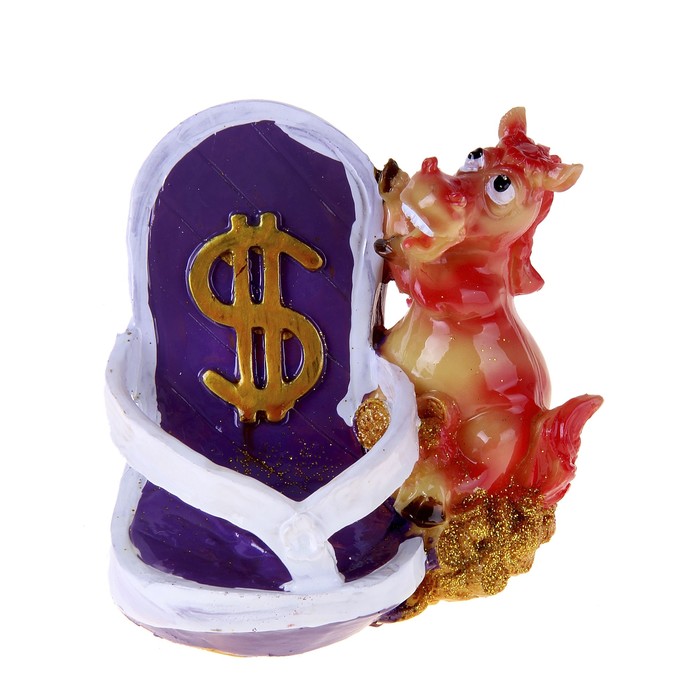 полистоун подставка под сотовый жеребёнок с туфелькой 7,5*9*7,5 см