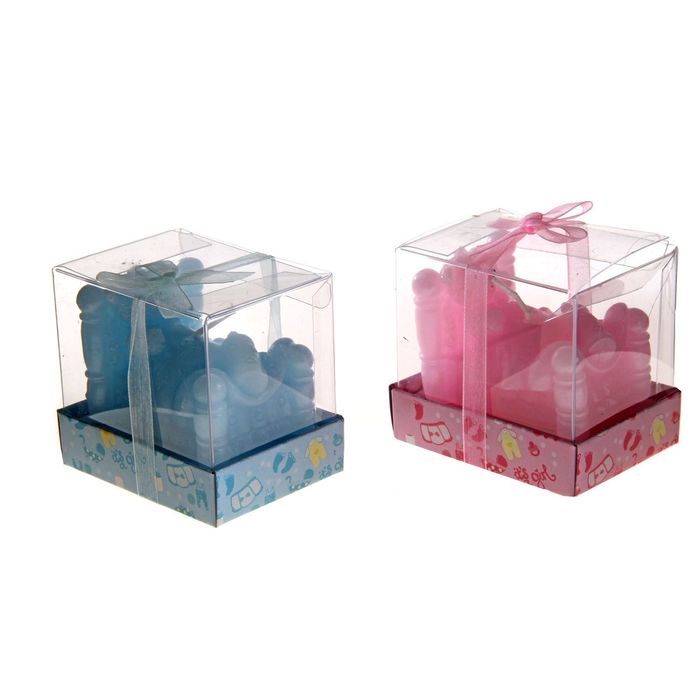 Свеча восковая "Детство. Медвежонок в кроватке", цвета МИКС