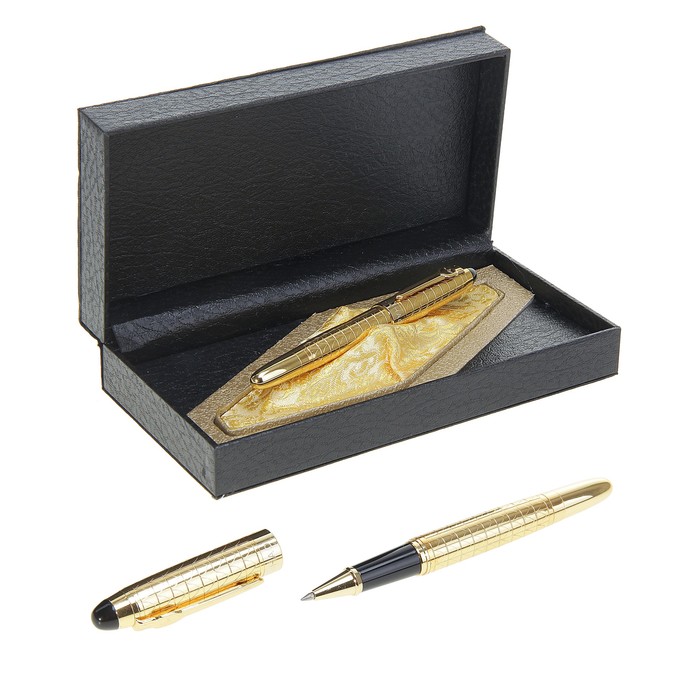 Ручка шариковая подарочная в кожзам футляре "Престиж"