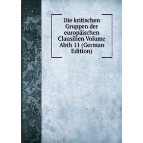 

Книга Die kritischen Gruppen der europäischen Clausilien Volume Abth 11 (German Edition)