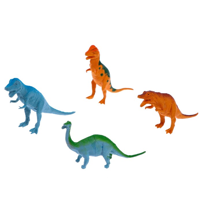 Набор динозавров «Мир чудес», 4 фигурки набор динозавров мир чудес 4 фигурки