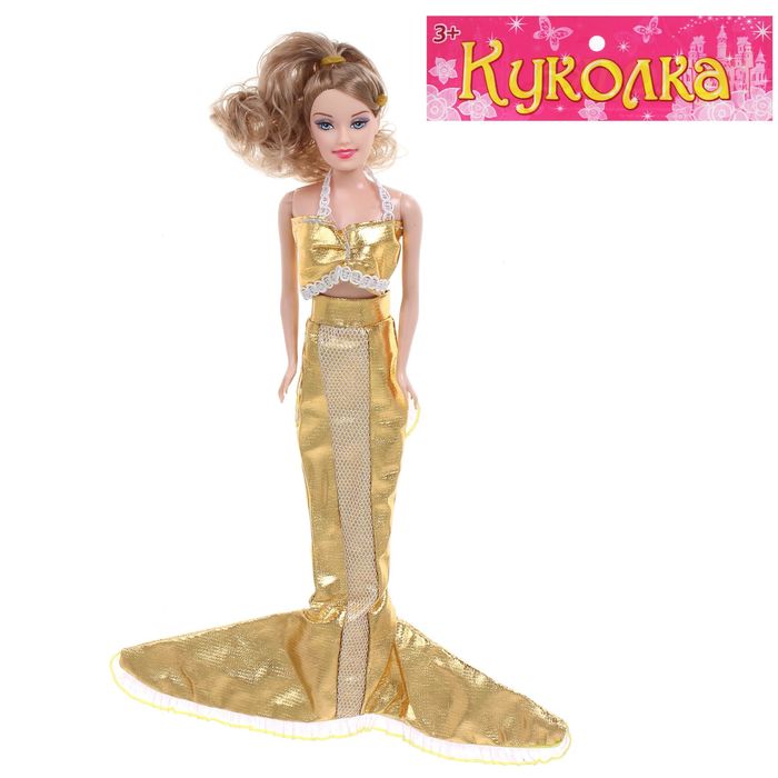 Кукла "Русалочка" в блестящем наряде, МИКС