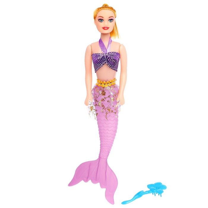 Кукла русалочка с расчёской, МИКС