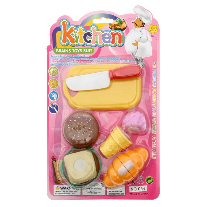 Набор продуктов "Завтрак", продукты-нарезка, на липучке, МИКС