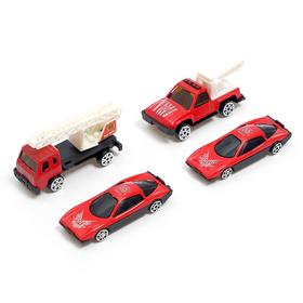 

Набор металлических машин «Спецслужбы», 4 штуки, МИКС