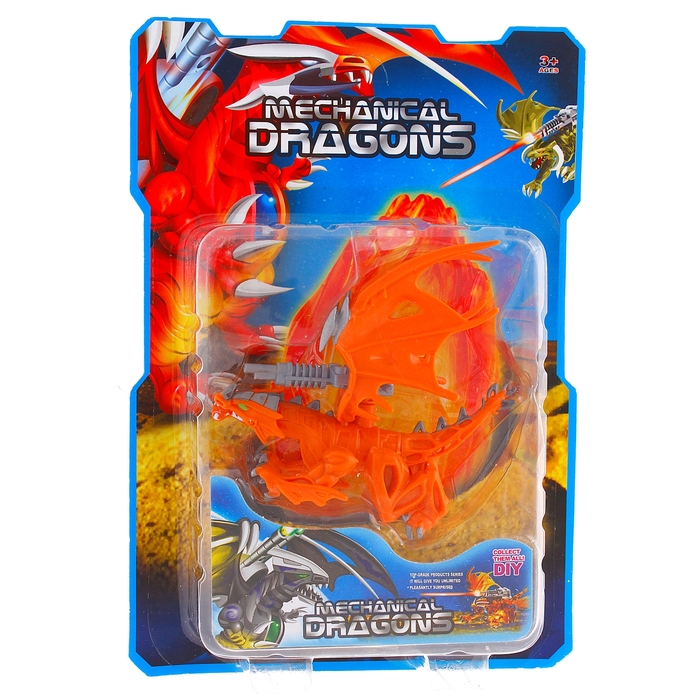 Робот-конструктор "Дракон", цвета МИКС