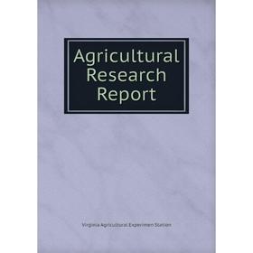 

Книга Agricultural Research Report