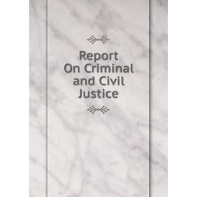 

Книга Report On Criminal and Civil Justice