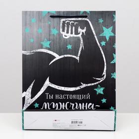 

Пакет подарочный "Ты настоящий мужчина", 33 х 42,5 х 10 см