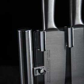 Набор ножей на подставке Lightning, 5 предметов, цвет серебристый от Сима-ленд