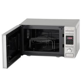 

Микроволновая печь Midea AG 820 CP 2-S, 800 Вт, 20 л, гриль, чёрно-серебристая