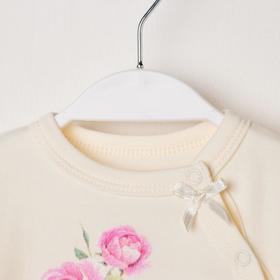 

Боди для девочки, цвет молочный, рост 62 см