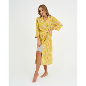 

Комплект (халат и комбинация) KAFTAN, 48-50, жел/сер