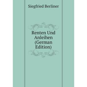 

Книга Renten Und Anleihen (German Edition)