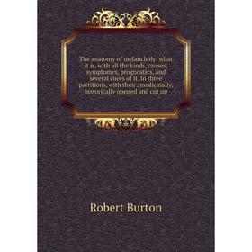 

Книга The anatomy of melancholy: what it is, with all the kinds, causes, symptomes, prognostics, and several cures of it. In three partitions, with th