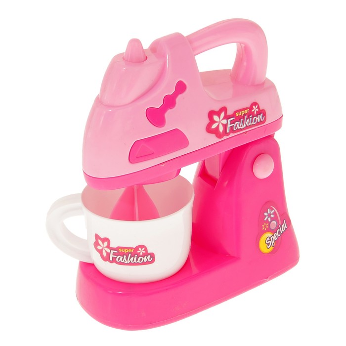 Миксер со звуковым эффектом, работает от батареек, вращается, можно наливать воду