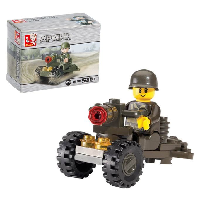 Конструктор «Минометчик», 24 детали