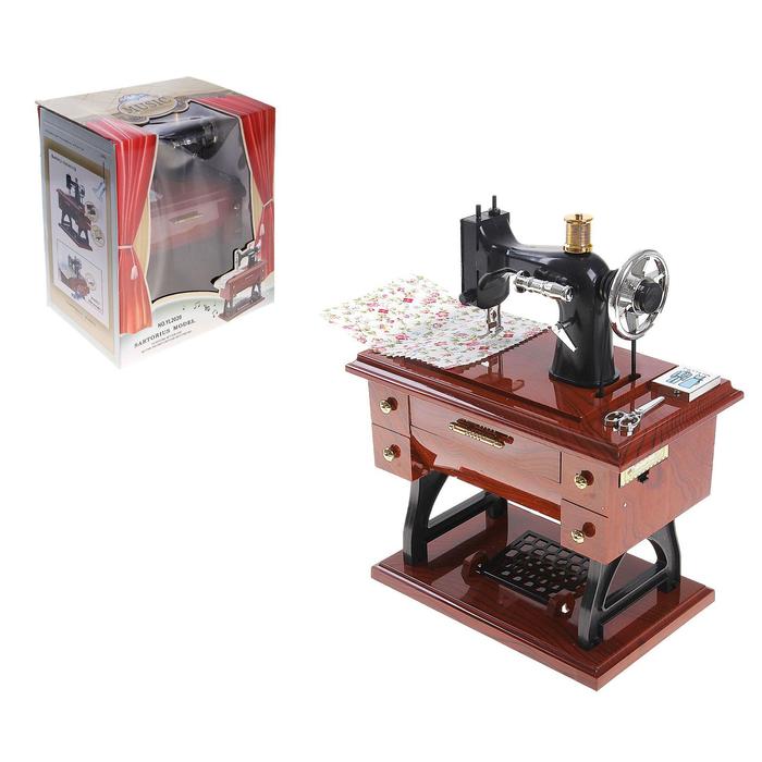 Машинка швейная шкатулка «Классика», световые, звуковые эффекты, работает от батареек машинка швейная шкатулка классика световые звуковые эффекты работает от батареек 1 набор