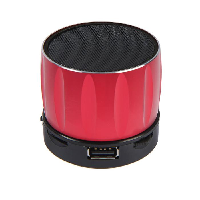 

Набор Портативная колонка LuazON Woman Hi-Tech09 + флешка 8 Гб, 3 Вт, 300 мАч,металл,красная