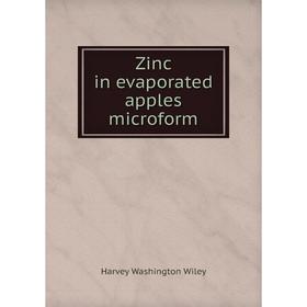 

Книга Zinc in evaporated apples microform