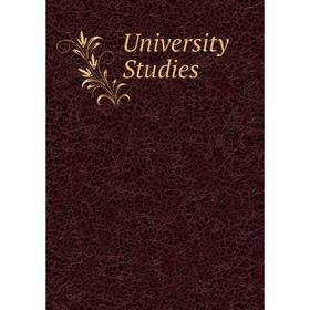 

Книга University Studies