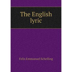 

Книга The English lyric