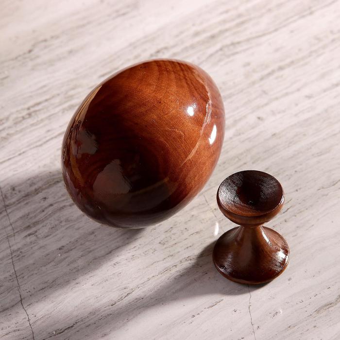 Сувенир Яйцо на подставке икона "Матрона Московская"