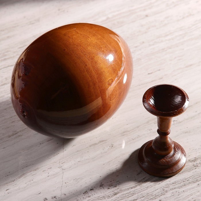 Сувенир Яйцо на подставке икона "Отрада и утешение"